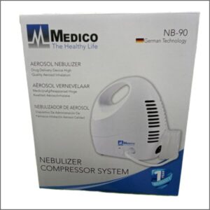 AEROSOL NEBULIZER COMPRESSOR SYSTEM NB 90 l MEDICO Categories: Electromedical, Nebulizer, Respiratory Series